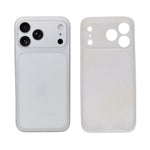 Frosted Matte Finish Slim Translucent Phone Case for iPhone 17 Pro Max