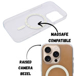 Hard Crystal Clear MagSafe Compatible Phone Case for iPhone 16 Pro