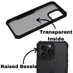 Transparent Rugged Edge Phone Case for iPhone 16 Pro Max