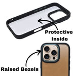 Transparent Crome Camera Ring Protective Phone Case for iPhone 16 Pro