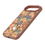 Bohemian Ethnic Print Cork Texture with Pearl Detail Phone Case for iPhone 17 Air