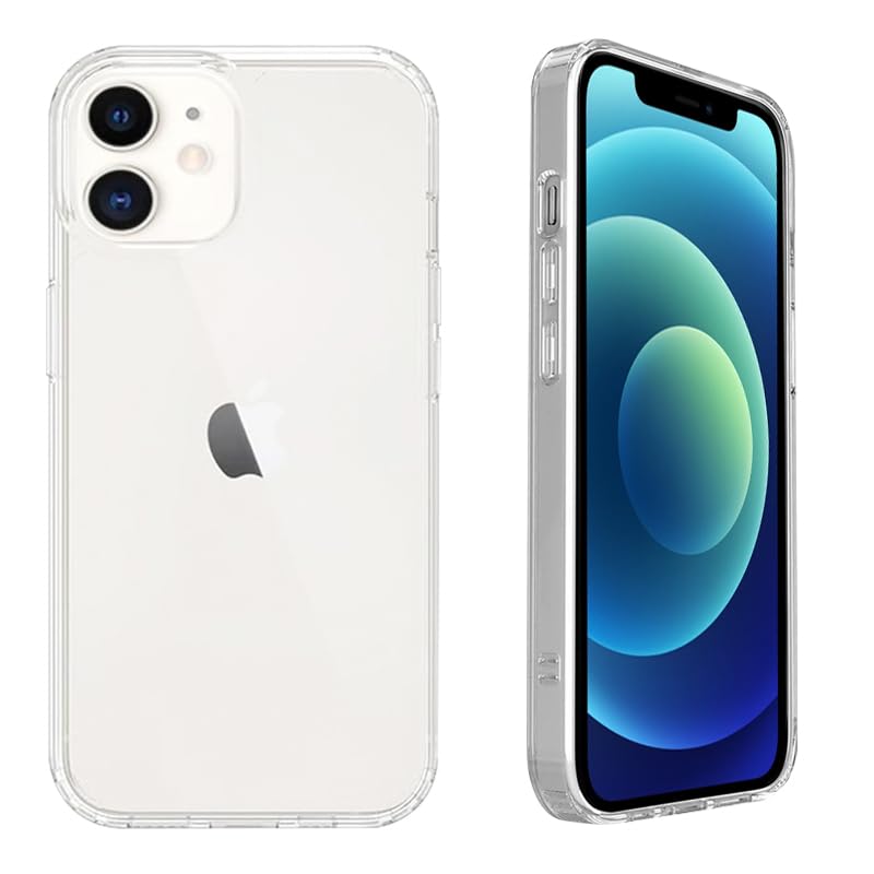 Crystal Clear Hard Anti Yellow Phone Case for iPhone 12/ 12 Pro