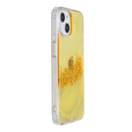 Protective Liquid Glitter Case with Gold Shimmer for iPhone 13/ 14
