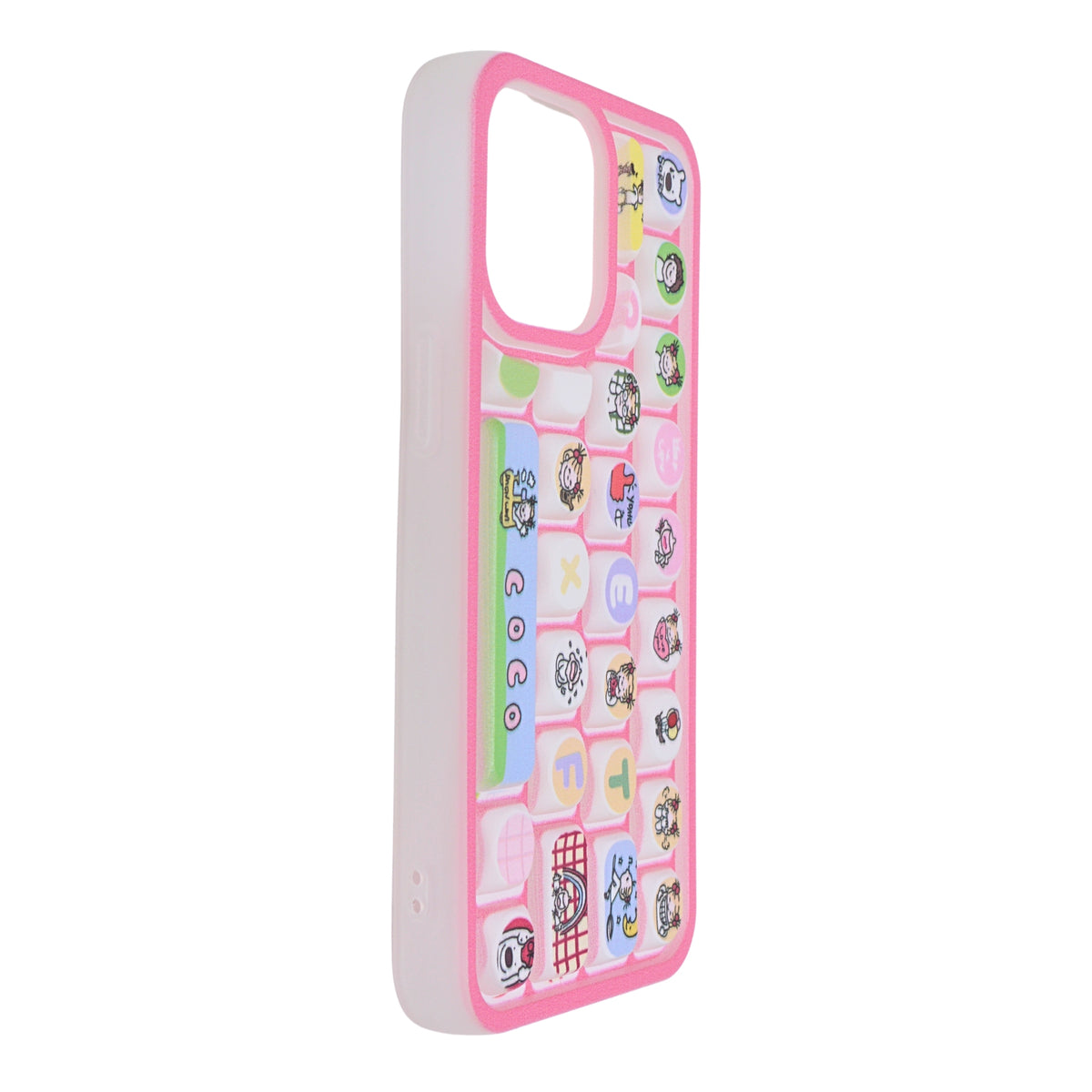 Cute 3D Cartoon Keyboard Phone Case for iPhone 15 Pro Max