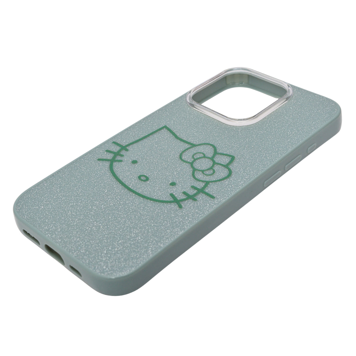 Glitter Sparkle Kitty Phone Case for iPhone 15 Pro Max