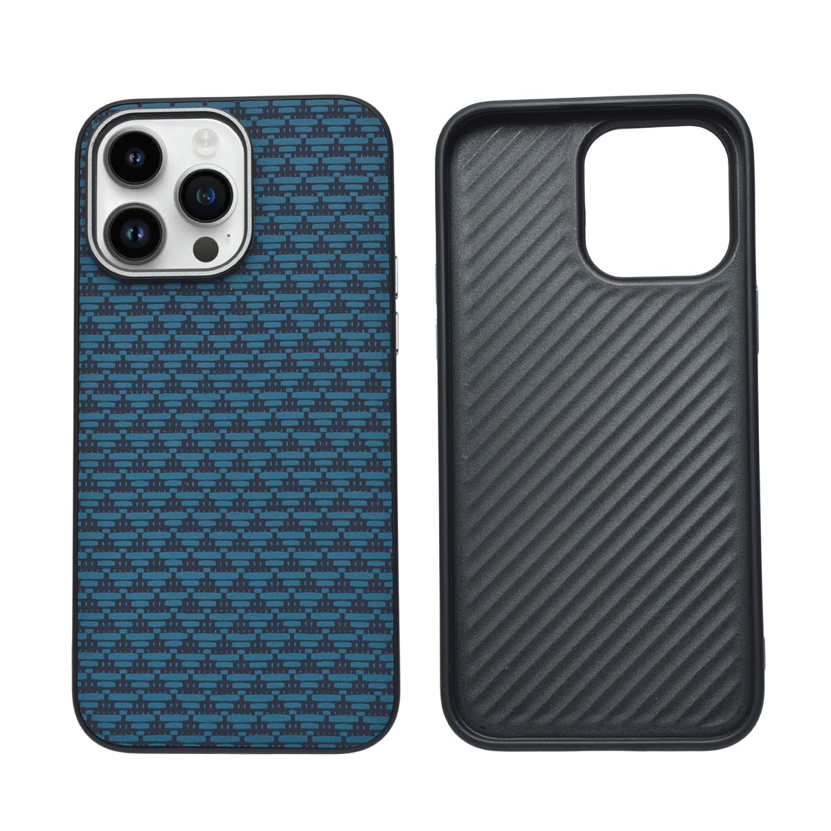 Carbon Weave Pattern Phone Case for iPhone 14 Pro Max