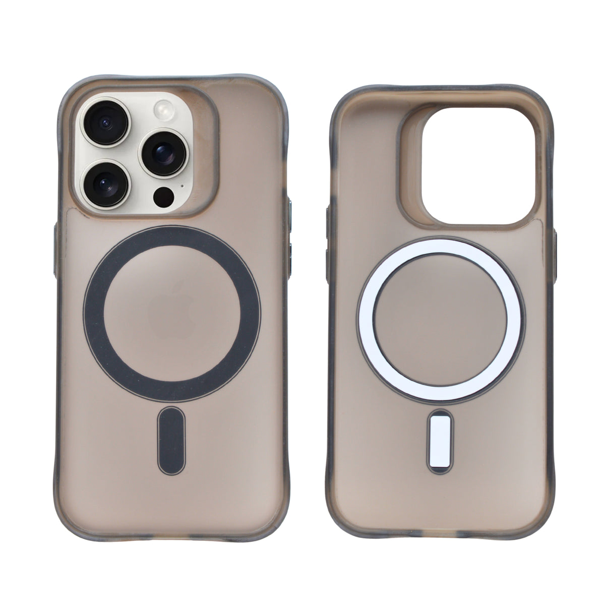 Smoky Frost MagSafe Compatible Transparent Phone Case for iPhone 14 Pro Max