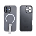 Frosty Matte with Silicone Finger Loop Phone Case for iPhone 17