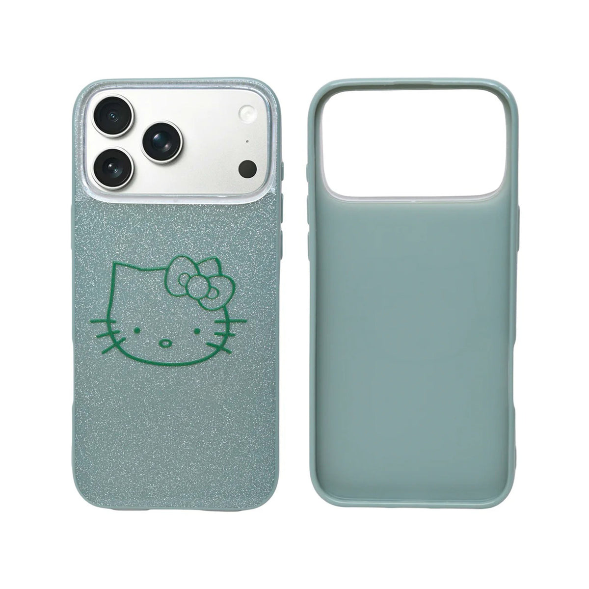 Glitter Sparkle Kitty Phone Case for iPhone 17 Pro Max