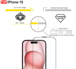 Ultra-Clear Tempered Glass Screen Protector for iPhone 15