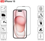 Ultra-Clear Tempered Glass Screen Protector for iPhone 15