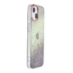 Gradient Glitter with Rose Gold Camera Ring Phone Case for iPhone 13 / 14