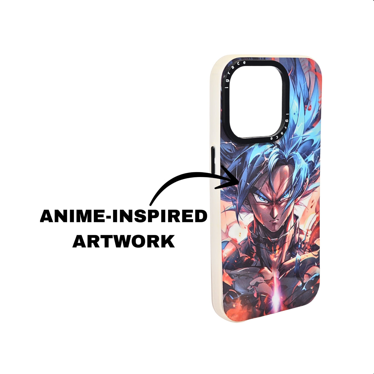 Anime Print Vibrant Character Design Phone Case for iPhone 14 Pro