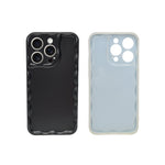 Aesthetic Iridescent Wavy Frame Phone Case for iPhone 14 Pro