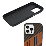 Carbon Fiber Leather Texture Anti-Fall Protective Case for iPhone 15 Pro Max