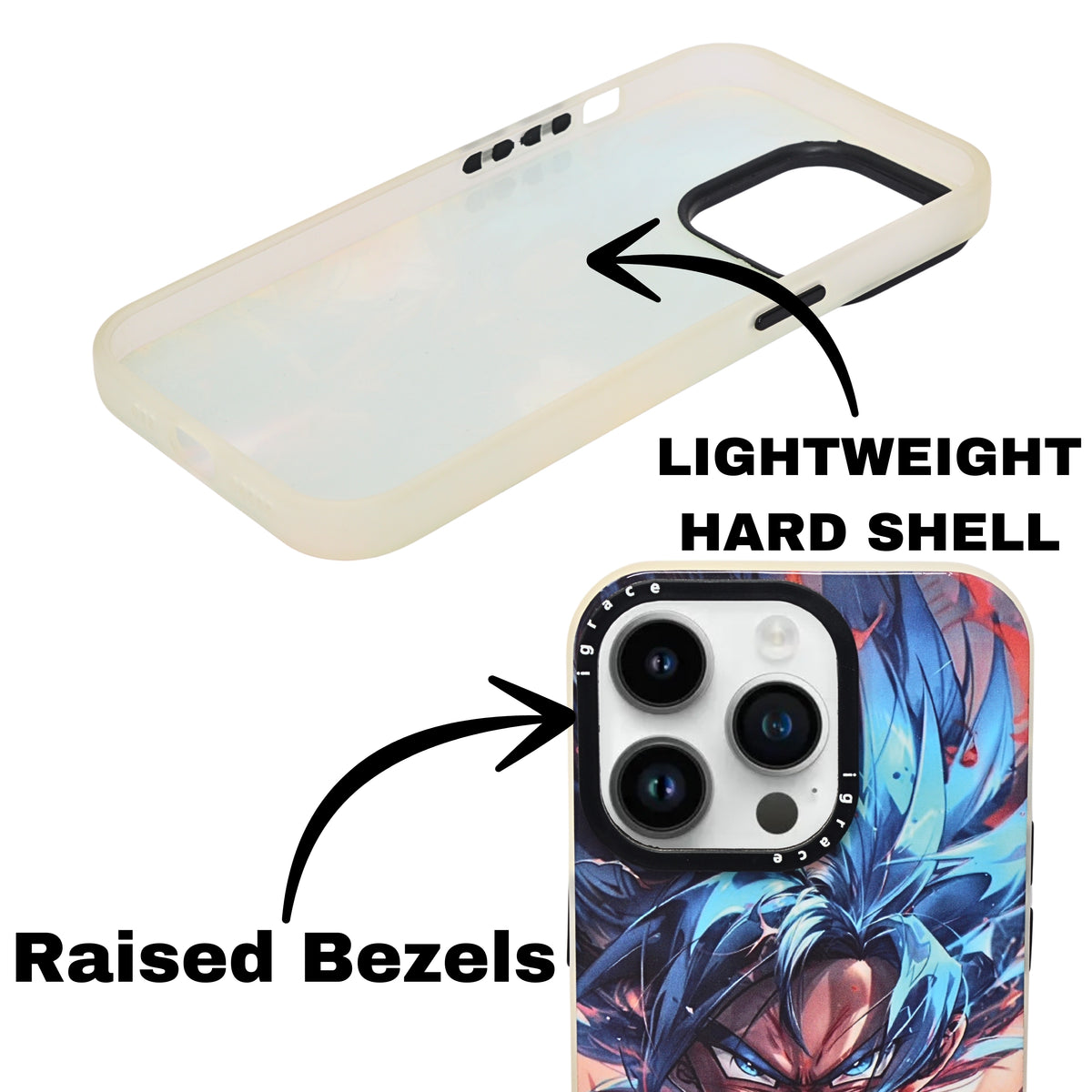 Anime Print Vibrant Character Design Phone Case for iPhone 14 Pro