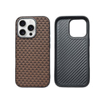 Carbon Weave Pattern Phone Case for iPhone 16 Pro