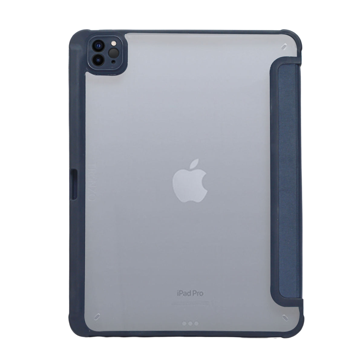 Transparent Trifold Smart Folio Case with Pencil Slot for iPad Pro 11 Inch