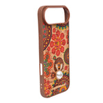 Bohemian Ethnic Print Cork Texture with Pearl Detail Phone Case for iPhone 17 Air