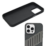 Carbon Fiber Leather Texture Anti-Fall Protective Case for iPhone 15 Pro Max