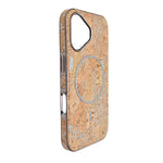 Cork Texture Printed MagSafe Compatible Phone Case for iPhone 16