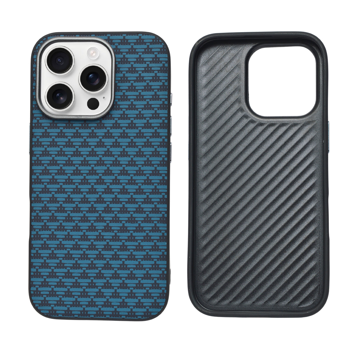 Carbon Weave Pattern Phone Case for iPhone 16 Pro