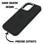 Textured Anti-Slip Silicone MagSafe Compatible Phone Case for iPhone 16 Plus
