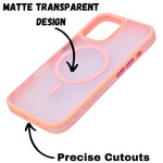 Matte Transparent Hard Shell Protective Phone Case for iPhone 16