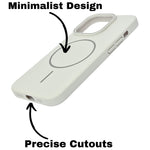 MagSafe Compatible Matte Finish Hard Plastic Phone Case for iPhone 15 Pro