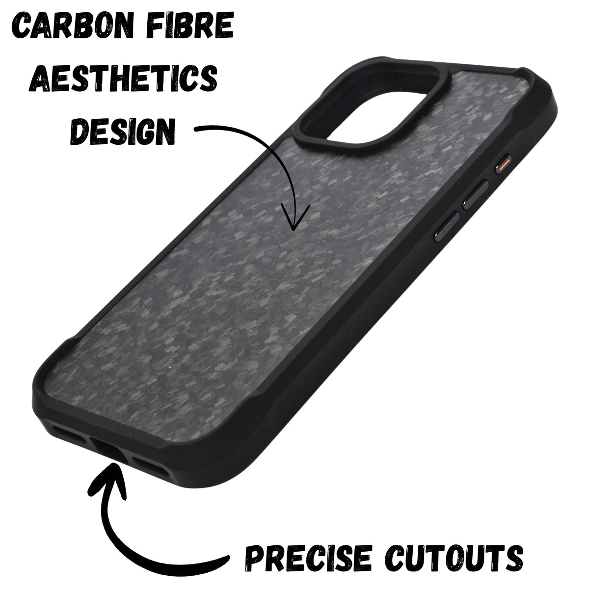 Premium Woven & Carbon Fiber Shockproof Case For iPhone 16 Pro Max