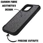 Premium Woven & Carbon Fiber Shockproof Case For iPhone 16 Pro Max