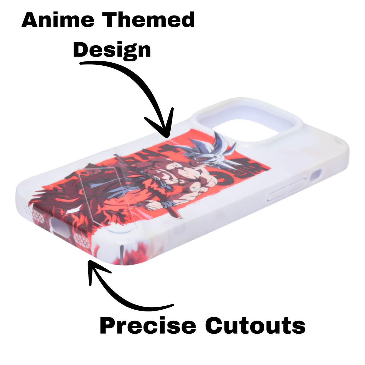 Anime With In-Built Stand Cover ForiPhone 15 Pro Max