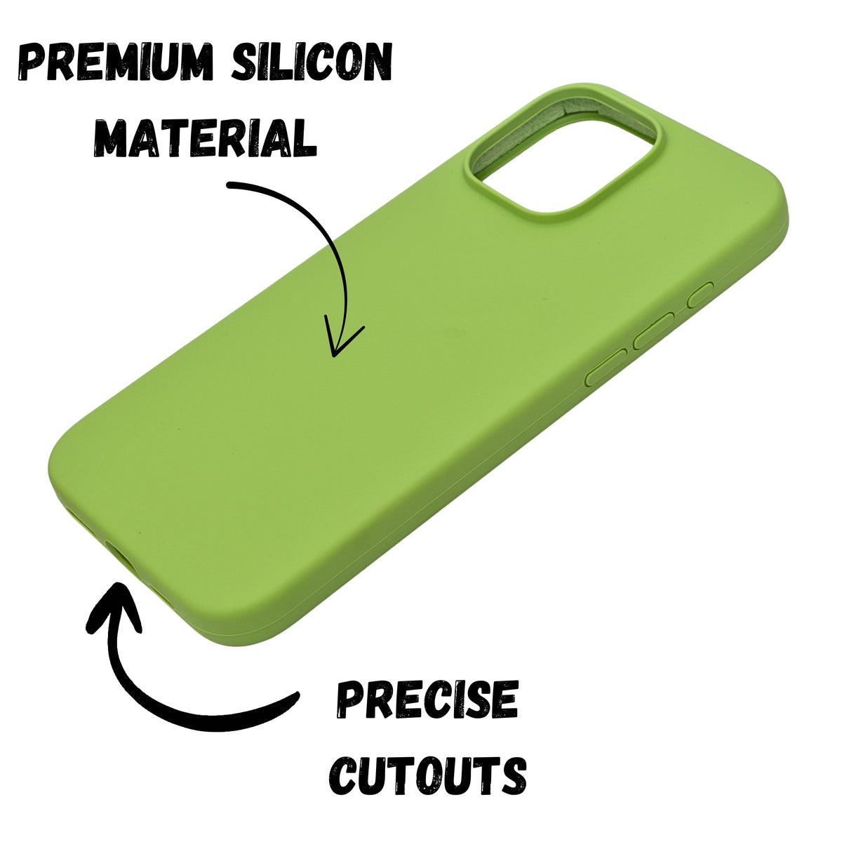 Premium Soft Silicone with Microfiber Lining Phone Case for iPhone 16 Pro Max