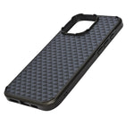 Geometric Carbon Fiber Texture Phone Case for iPhone 16 Pro