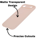 Frosted Matte Finish Slim Translucent Phone Case for iPhone 17 Air