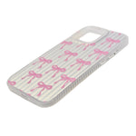 Aesthetic Bow & Floral Print Phone Case for iPhone 16 Pro Max