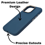Classic Leather Texture Protective Phone Case For iPhone 16 Pro