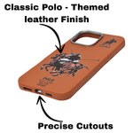 Santa Barbara Polo & Racquet Club Leather Phone Case For iPhone 16 Pro Max