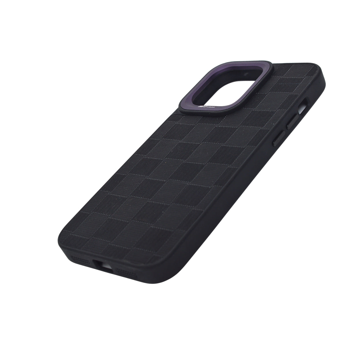 Checkered Texture Grip Case For iPhone 15 Pro Max