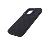 Checkered Texture Grip Case For iPhone 15 Pro Max