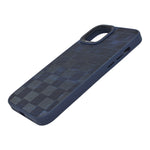 Checkered Texture Grip Case For iPhone 14 Plus / 15 Plus