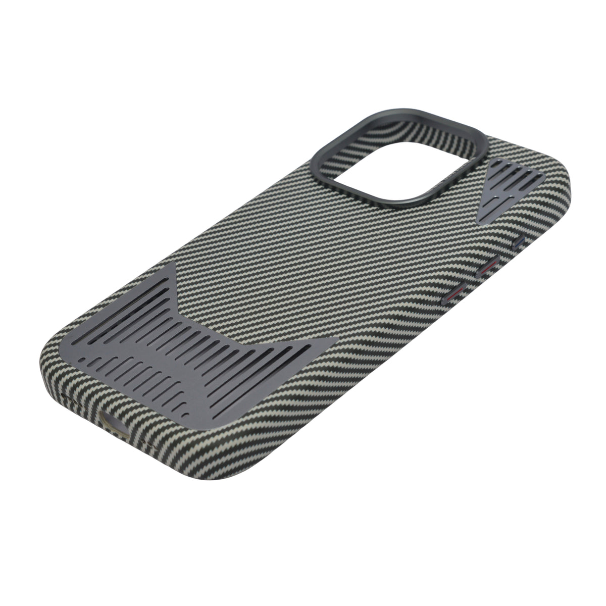 Premium Heat Dissipation with Modern Textured Finish Phone Case for iPhone 15 Pro