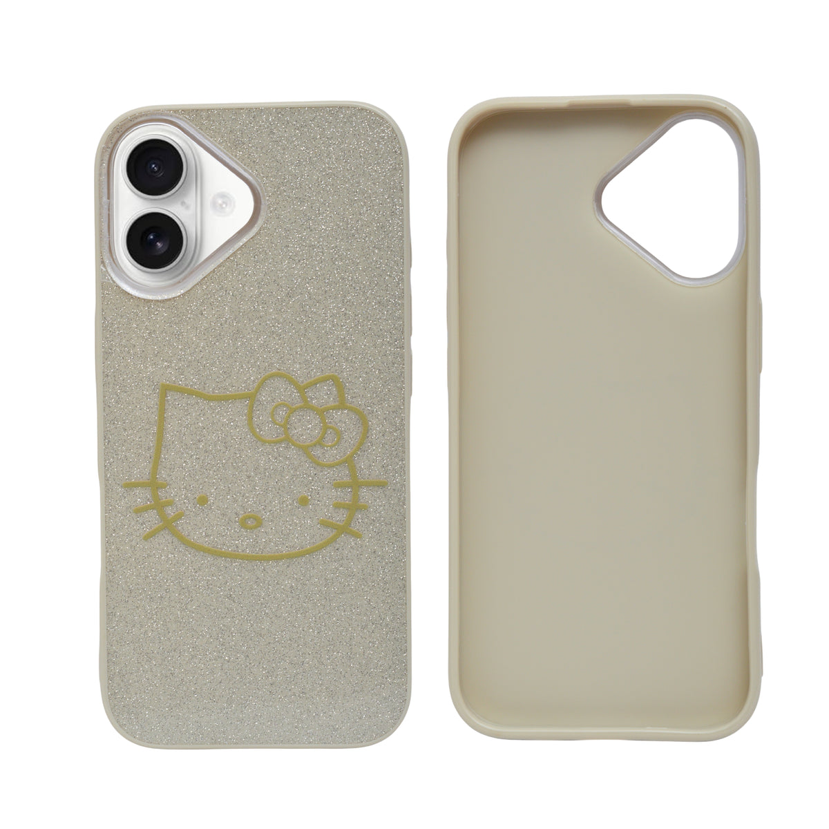 Glitter Sparkle Kitty Phone Case for iPhone 17