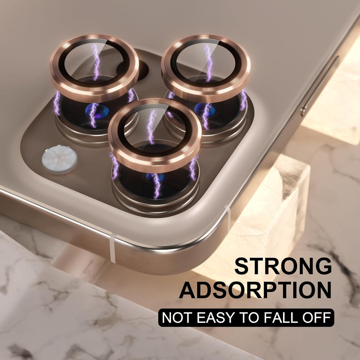 Crystal Clear Camera Surface Lens Protector for iPhone 16 Pro max