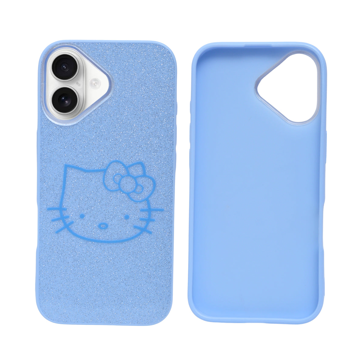 Glitter Sparkle Kitty Phone Case for iPhone 17