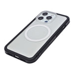Clear MagSafe Compatible with Black Bumper Phone Case for iPhone 14 Pro