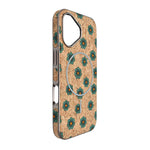 Cork Texture Printed MagSafe Compatible Phone Case for iPhone 16