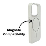 MagSafe Compatible Matte Finish Hard Plastic Phone Case for iPhone 15 Pro