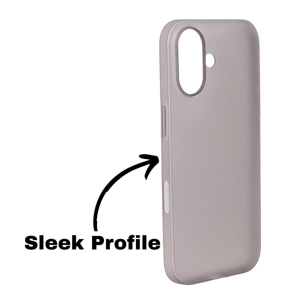 Frosted Matte Finish Slim Translucent Phone Case for iPhone 17