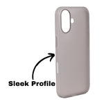 Frosted Matte Finish Slim Translucent Phone Case for iPhone 17